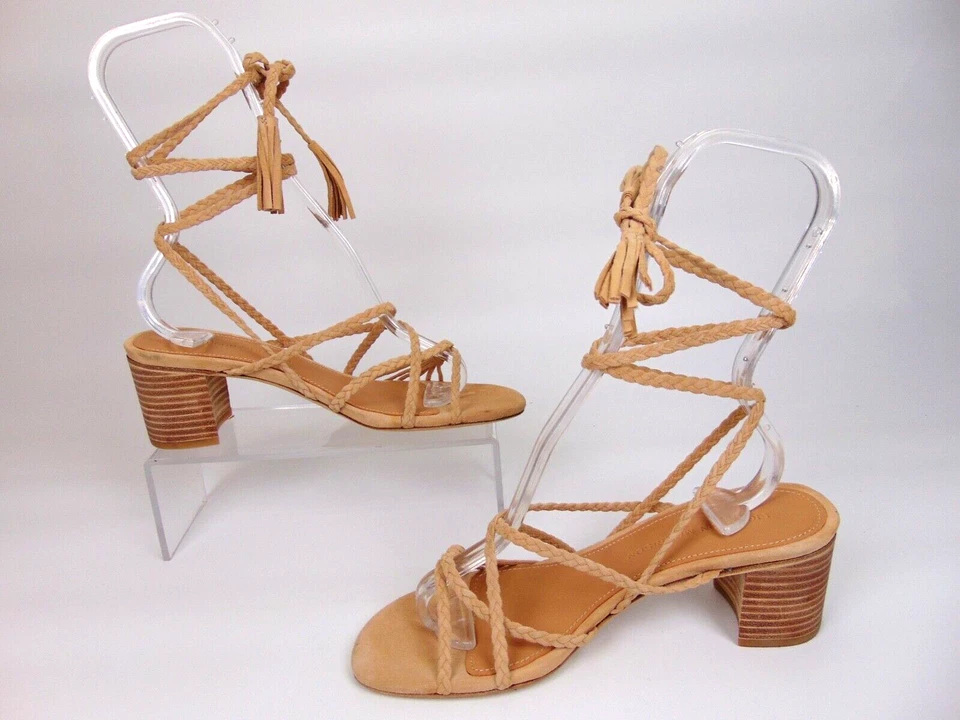 НОВЫЙ! Женские замшевые сандалии Sigerson Morrison Smhaize с ремешком на лодыжке размер 6,0 M - Изображение 3 из 4