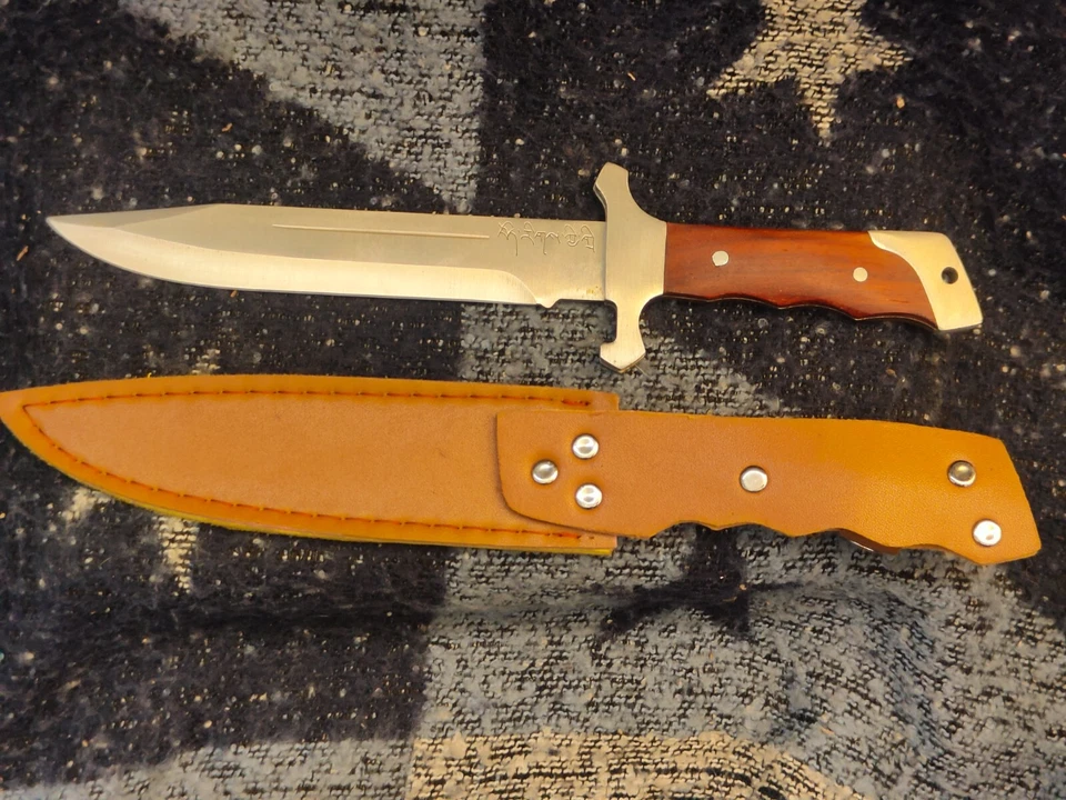 elite edge 20-667 full tang machete hunting knife stainless steel w/Case - Image 4 of 4