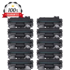 10 Pack CE505A 05A Toner Cartridge Fits for HP LaserJet P2030 P2035 P2050 P2055