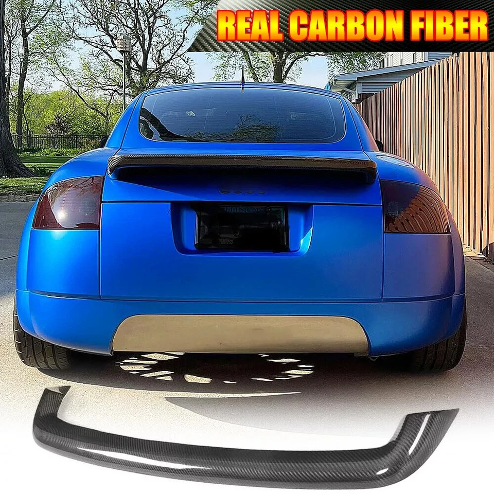 Alerón trasero de carbono real para Audi TT Mk1 tipo 8N / TT Quattro 98-06 Foto 2 de 4