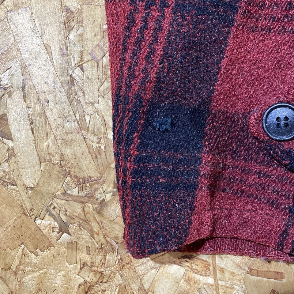 Chaqueta de Colección Años 40 Field Master Mackinaw Lana Capa Yugo Caza Cuadros XL Foto 3 de 4