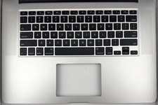 MacBook Pro 15 Mid 2015 A1398 PALMREST KEYBOARD NO BATTERY GRADE B