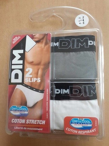 Blister con 2 Slip uomo DIM in cotone elasticizzato traspirante - Foto 4 di 13