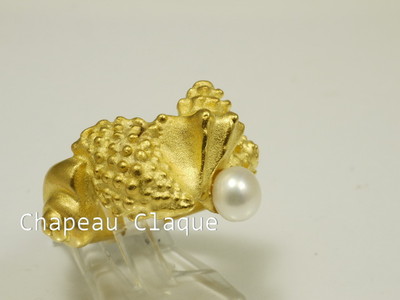 Drachenfels Design Ring Gr. 51   750er Gelbgoldplattiert Sushi D-SU 11 AGG 