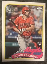 Nolan Schanuel 2024 Topps Series 1 RC LA Angels 35th Anniversary #89B-71 