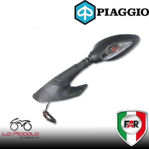 Espejo Retrovisor Derecho Dx Negro Homologado FAR Piaggio X9 Evolution - Photo 1/1