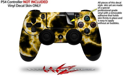 Skin for Sony PS4 Controller Electrify Yellow - Picture 2 of 3