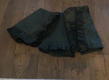Pre- Owned Ralph Lauren Homes Hunter Green Pleated Euro Pillow Shams Set of 3