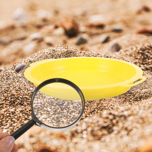 1 Set Panning Potable Filter Pan Sifting Pan For Gold Sorting Filter Pan Mine - Imagen 12 de 12