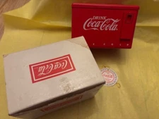 Coca-Cola 1990 Wooden Music Box Advertising Willitts Tune: Memory Coke Perfect