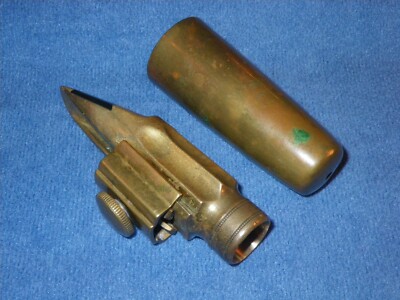 VINTAGE MEYER BROS. 3M METAL ALTO SAXOPHONE MOUTHPIECE with SLIDE-ON LIGATURE
