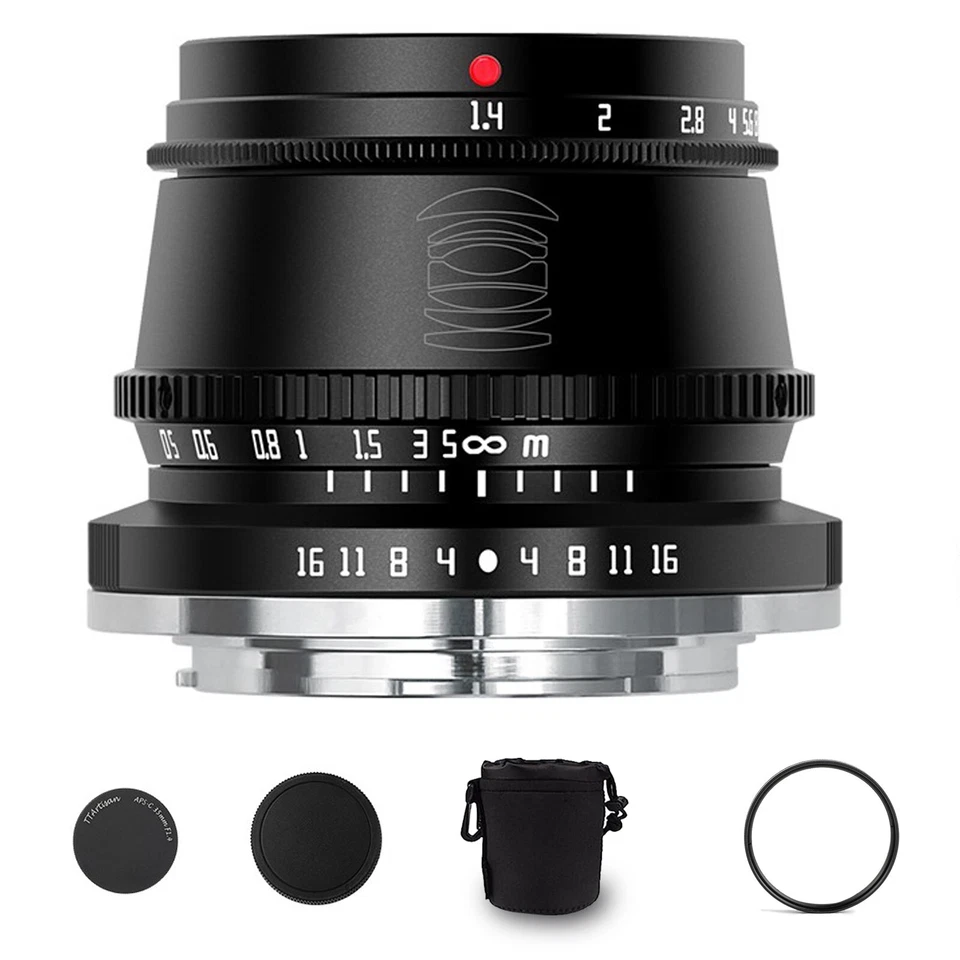 TTArtisan 35mm F1.4 APS-C MF Lens for Canon Sony Fuji Nikon Leica Camera - Image 2 of 4