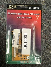 EXSYS 3-Port FireWire IEEE 1394 Controller PCI Card EX-6500E Rev F