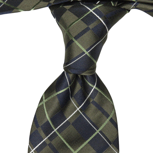 Balmain Paris Mens Tie Silk Geometric Jacquard Plaid Classic Dapper Style achats 3.75