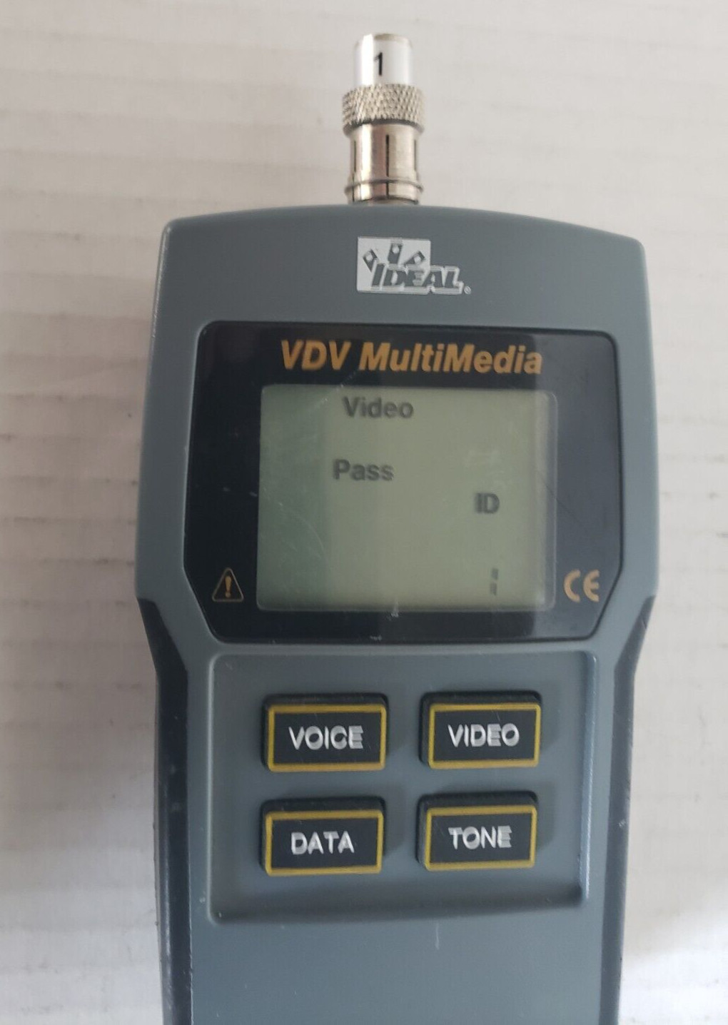 IDEAL 33-856 VDV Multimedia Voice, Data and Video Cable Tester and cords.
