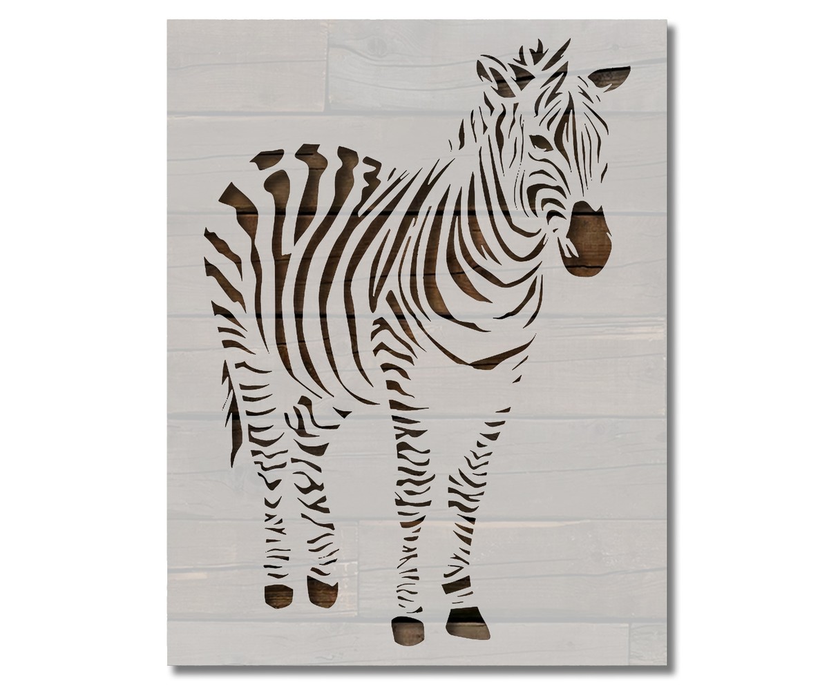 Zebra Stencil For Painting