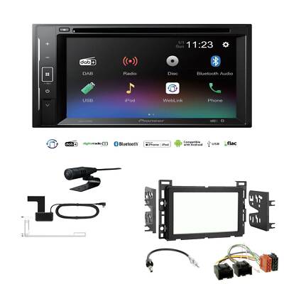 Pioneer Autoradio 2-DIN Bluetooth DAB für Chevrolet Malibu 2004-2012 schwarz
