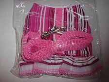PINK STRIPES lace Ferret Fashion Harness Leash