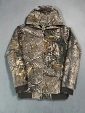Magellan Outdoors Realtree Camouflage Hunting Hoodie Bomber Jacket Coat YOUTH XL
