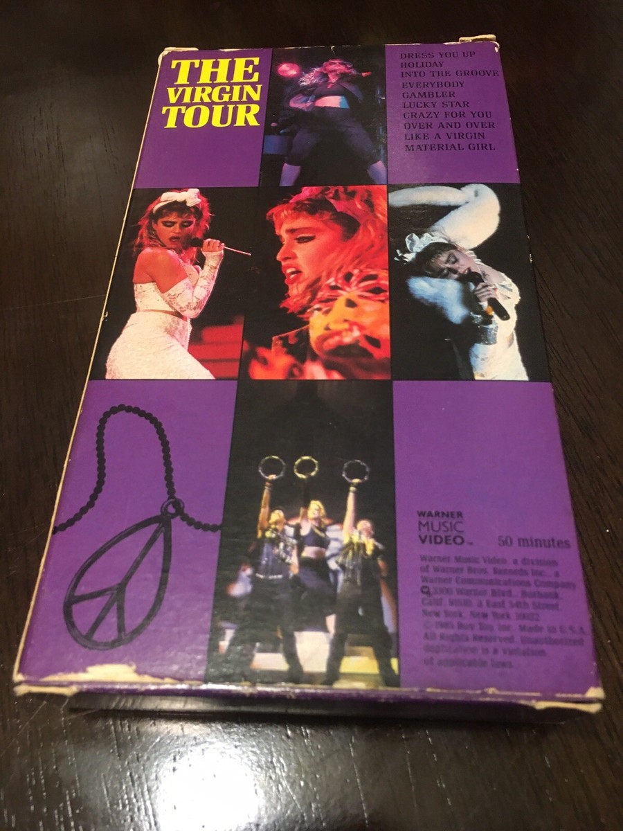 Madonna The Virgin Tour Live VHS | eBay
