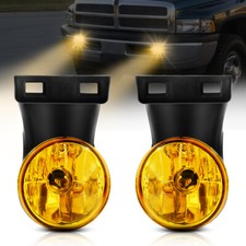 Fog Lights For 1994-2002 Dodge Ram 1500 2500 3500 Pair Bumper Lamps Amber Lens Fog Lights For 1994-2002 Dodge Ram 1500 2500 3500 Pair Bumper Lamps Amber Lens