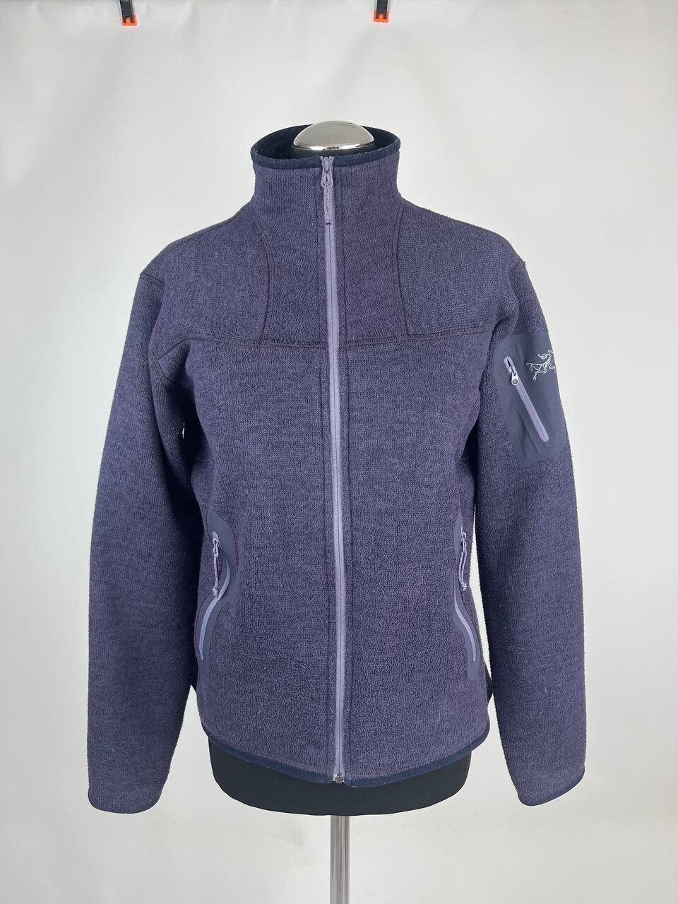 ARC'TERYX Arc’teryx Giacca in Pile da Donna Viola con Zip Taglia L (0424)