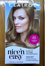 CLAIROL NICE N EASY 7C DARK COOL BLONDE PERMANENT HAIR COLOR