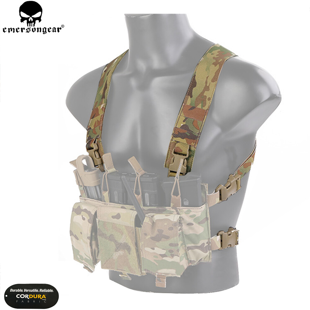 EMERSON Tactical D3CRM Chest Rig X-harness kit Molle Shoulder