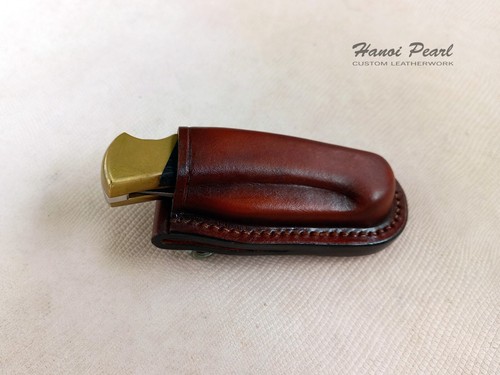 Custom Buck 112 Ranger Sheath | Vertical Belt Loop Sheath | Right Handed - Picture 17 of 25