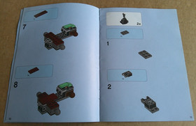 LEGO Instruction Booklets Ninjago Thunder Raider #70723/1-70723/2 Manuals ONLY!