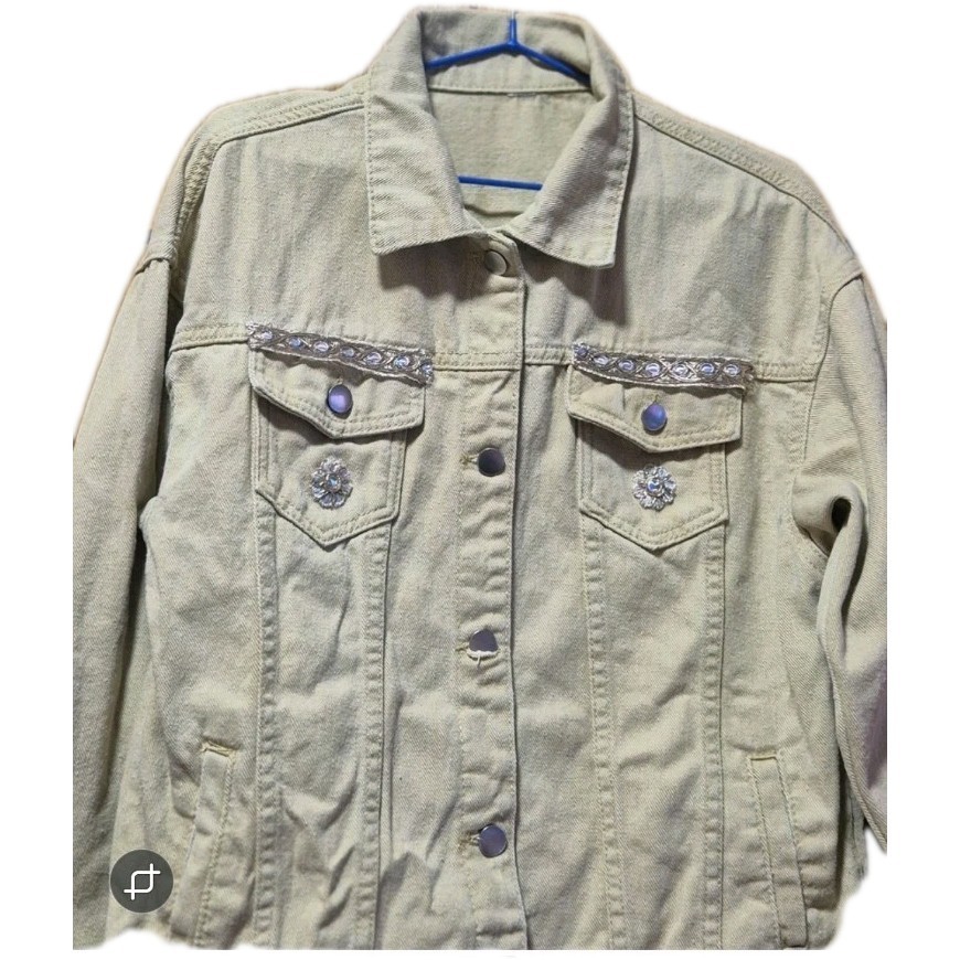 CHAQUETA VAQUERA CAMEL TALLA M CUSTOMIZADA