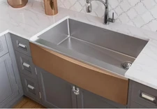 Elkay CTXASN Crosstown Stainless Interchangeable Apron, Sunset