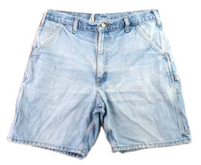 CARHARTT B28 US 36 DST Blue Denim Carpenter Utility Work Shorts