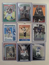 NFL Rookie Lot Of 9 Rivers Brown Warren Franklin Robinson Hutchinson Kool-Aid