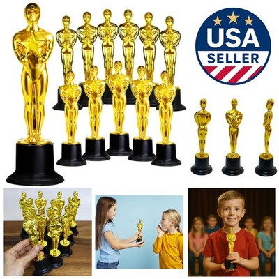 24-Pack 6'' Gold Award Trophies - Perfect for Celebrating Achievements