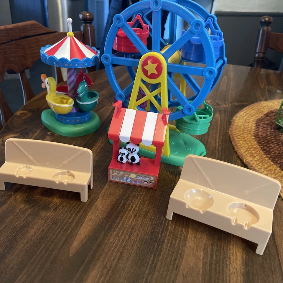 Peppa Pig Divertido Juego Limpio Noria Merry Go Round Figura Carnaval SIN ESPEJO Foto 2 de 4