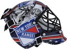 Henrik Lundqvist New York Rangers Signed Mini Goalie Mask