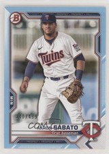 2021 Bowman Draft Sky Blue 340/499 Aaron Sabato #BD-163 z6b