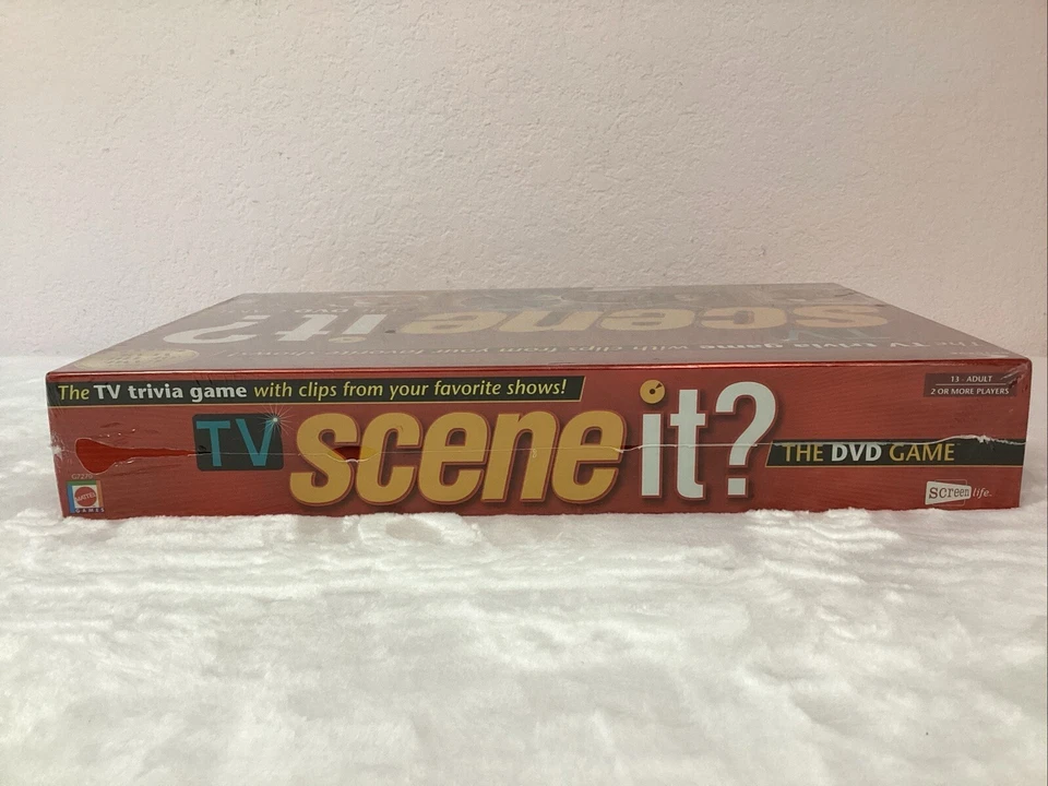 TV Scene It? The DVD Board Game - Factory Sealed - Mattel #7270 - Image 3 of 4