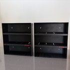 Lot of (2) Laserline CD90 Storage Case Wall Mount Rack Holders- Each hold 90 CDs — photo 1