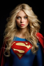 4x6  Color Photo Print Women Famous Fan Art ai Fantasy superhero cosplay AJJ 24