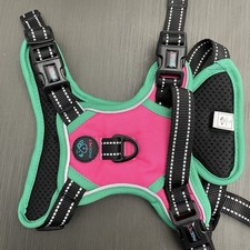 PhoePet S NEW No Pull Dog Harness Small Hot Pink Black. Reflective NWT