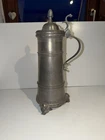 Imposing pewter jug with angel busts hallmarked pewter jug 52 cm Baroque jug
