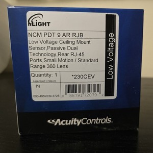Acuity Controls 230CEV Low Voltage Ceiling Mount Sensor Passive Dual 360 Lens