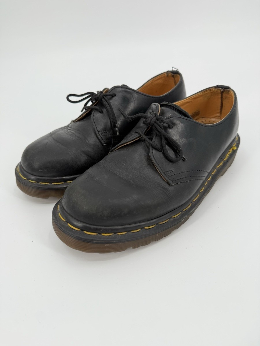 Dr Martens Leather Oxford Black 1461 Slip Resistant Size MENS 4