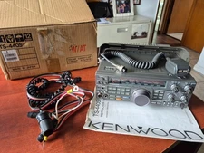 Kenwood TS-440S Vintage Ham Radio Transceiver w/ Mic Working Orig 2 Box Packing