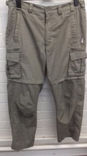 REGATTA mens adjustable waist W34 L31 zip-off walking cargo trousers VGC