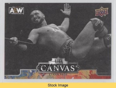 2023 Upper Deck AEW All Elite Wrestling UD Canvas Black Ethan Page #C3 READ b8c