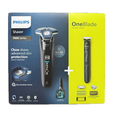 Philips Series 7000 Nass- & Trockenrasierer S7886/78 + Philips OneBlade NEU OVP