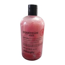 Philosophy Peppermint Stick 3-in-1 Shower Gel, Bubble Bath etc.16 oz New, Sealed